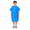 Blue, variant on ALLEN & MATE 100% Cotton Kids Hooded Surf Poncho Changing Robe, Quick Absorbent Wearable Swim Towel Boys & Girls, 6-13 Years