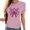 Pink, variant on Sexlip Breast Cancer Shirts for Women Breast Cancer Awareness Shirt Cancer Care Gifts Short Sleeve Tee Top Pink XXXL