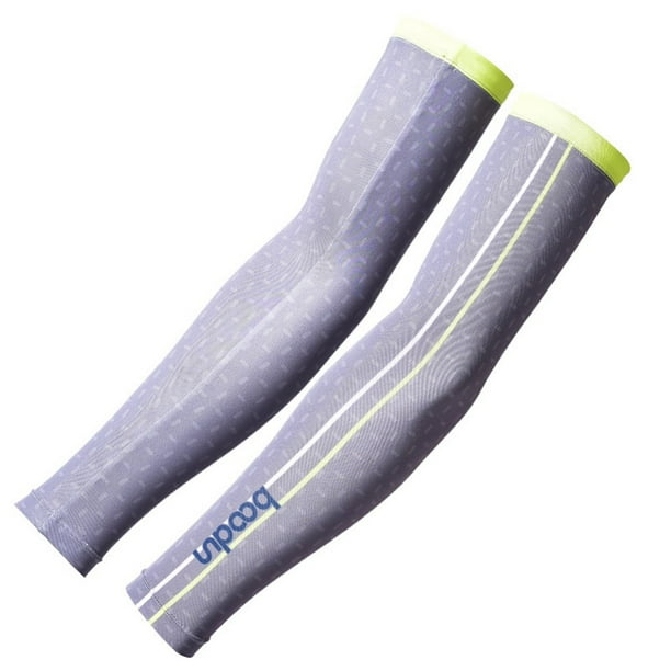 Cooling Ice Silk Arm Sleeves, Summer UV Sun Protection Compression