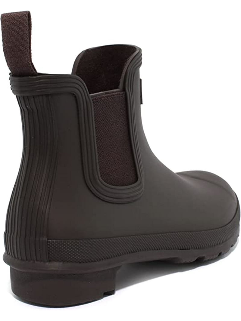 レインシューズ HUNTER [WOMEN] Original Chelsea Rain Boots Bitter Chocolate Hunter Footwear Women's Original Chelsea Rain Boot, Bitter