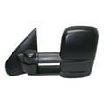 thumbnail image 2 of KarParts360 For GMC Sierra 2500 HD/3500 HD 2015 16 17 18 2019 Door Mirror Driver Side | Textured Black Power Foldaway Dual Lens Extendable Towing Mirror w/LED Arrow Turn Signal | GM1320458 | 22820397, 2 of 8