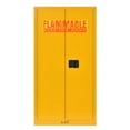 thumbnail image 2 of Sandusky 60-Gal. Steel 2-Door Freestanding Flammable Safety Cabinet, Yellow, 2 of 11