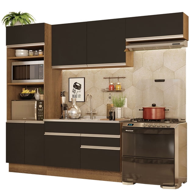 Cocina Integral Completa Modular Madesa Glamy 270cm MN 15