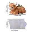 thumbnail image 4 of TIELUTT Cattle Silicone DIY Mould Reusable Casting Resin Letters Extra Large Silicone Mats Large Silicone Resin Set Make Your Own Bracelets for Girls Letters Resin Bead with Hole, 4 of 8