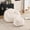 White, variant on Ultra Soft Chenille Bean Bag Chair In Classic Color For Adults And Teens Ideal For Indoor And Outdoor Relaxation