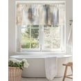 thumbnail image 6 of Neutral Beige Gray Kitchen Valances for Windows Abstract Grunge Modern Art Valance Curtains&nbsp; for Kitchen /Living Room/Bedroom/ Bathroom Decor, 42"x12 " ,Rod Pocket 1 Panel,, 6 of 8