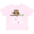 thumbnail image 3 of Inktastic Mimi Loves Me Girls Owl Girls Toddler T-Shirt, 3 of 5