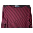 thumbnail image 2 of Karen Scott Women's Striped Top Purple Size Petite X-Large, 2 of 3