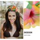 thumbnail image 2 of Hawaiian Flower Headpiece Flower Headbands For Women Hawaiian-themed Party Accessory Multi 2Pcs, 2 of 5