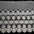 thumbnail image 1 of Lily 13" White or Black Large Floral Venice Lace DIY sewing notions by Yard, 1 of 1