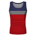 thumbnail image 2 of kpoplk Tank Top Men,Mens Tank Tops Sleeveless Muscle Shirts for Men,Workout Gym Fitness Training Bodybuilding Cotton Tee Shirt Red,M, 2 of 5