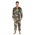 thumbnail image 6 of joogoo Palm Retro Tree Boat Unisex Adults Onesies Pajamas Jumpsuits M, 6 of 7