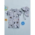 thumbnail image 2 of Baby Boys Toddler Swimsuit One Piece Zipper Bathing Suit Summer Beach Rash Guard Swimwear with Hat, 2 of 6