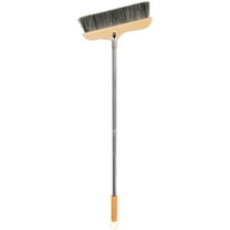 OUNONA  Natural Wood Broom Anti-Static Design for Carpets and Floors