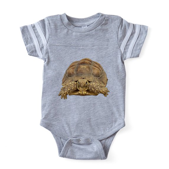CafePress - FIN Tortoise CROP.P... - Cute Infant Baby Football Bodysuit