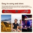 thumbnail image 5 of Jokapy Square Mahjong Mat, Anti Slip Noise Reduction Card Game Table Cover, 31" x 31", Red, 5 of 9