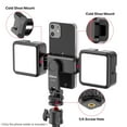 thumbnail image 4 of ST-06S Multi-functional Phone Holder Clamp Phone Tripod Mount 360° Rotatable with Dual Cold Shoe Mounts for Smartphone Vlog Selfie Live Streaming Video Recording, 4 of 7