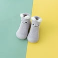 thumbnail image 5 of Odeerbi Non-Slip Slipper Socks for Baby Infant Boys Girls Thermal Cotton Prewalker Walking Shoes Toddler Autumn Winter Thickened Indoor Soft Sole Floor Shoes, 5 of 5