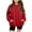 Red, variant on SwiftWear Kids Girls Hoodie Sweatshirts Long Sleeve Solid Casual Pullover Cute Hoodie Tops with Pockets for 5-14 Years, Black
