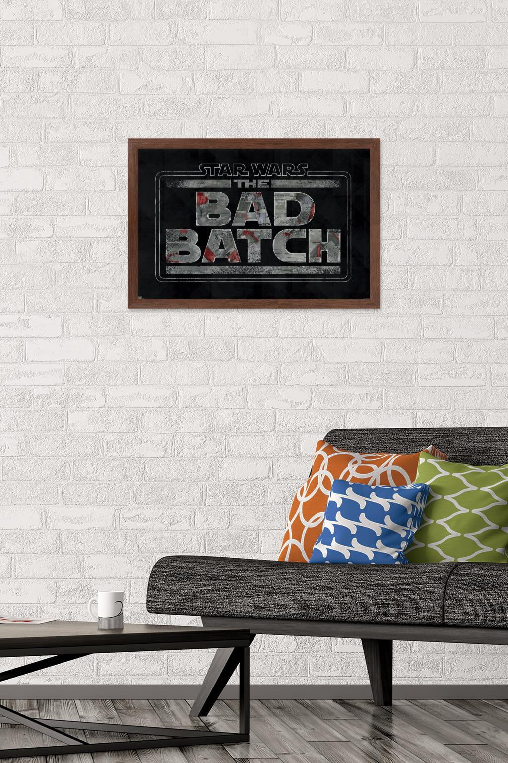 Star Wars: The Bad Batch - Logo Wall Poster, 14.725" x 22.375", Framed