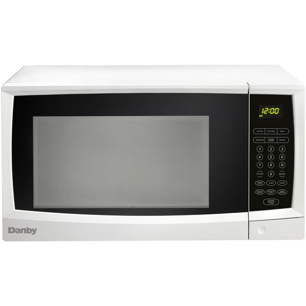 Danby 1.1 Cu. Ft. 1000W Countertop Microwave Oven in White Walmart