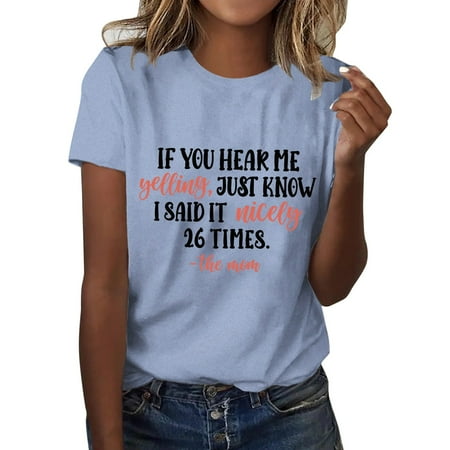 

V Neck T Shirts for Women Print V-Neck V Neck Scrub Top