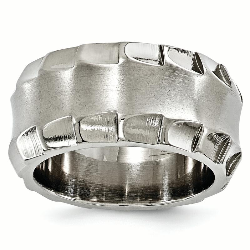 Grooved with Polished Edge6.5mm Band Size 6 Bridal Wedding Bands Decorative Bands Edward Mirell Black TI Grooved with Polished Edge6.5mm Band Size 6 Bridal Wedding Bands Decorative Bands Edward Mirell Black TI