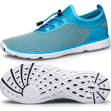 

DOUSSPRT Women s Water Shoes Quick Drying Sports Aqua Shoes Moonlight Size 8.5