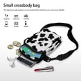 thumbnail image 7 of HELLHERO Cow Print Pattern Lightweight Sling Bag Double-layer for Outdoor Holiday Travel, 7 of 7