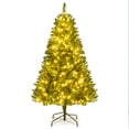 thumbnail image 1 of Costway 5 FT Artificial Christmas Tree with 510 Branch Tips, 400 Warm White LED Lights, 1 of 10