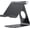 Black, variant on CN Tablet Stand Holder Adjustable, T1 Desktop Aluminum Tablet Dock Cradle Compatible with iPad Air/Mini, iPad 10.2/9.7, iPad Pro 11/12.9/13, Samsung Tab and More Up to 13 inch, Silver
