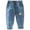 B, variant on YunPes Baby Girls Denim Jeans Comfort Stretch Trouser with Cute Flower Print Bell Bottom Stretchy Pants Girls Casual Pants