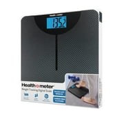 Health o meter LCD Carbon Fiber Digital Body Weight Scale, 400lb Capacity
