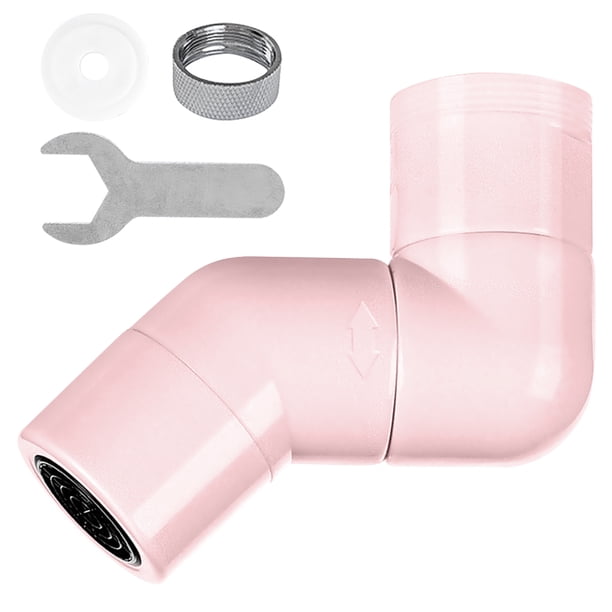 Wosthever Grifo de fregadero, extensor giratorio de 360 grados, adaptador de cabeza ajustable, boquilla de caño de de cara, reemplazo de Accesorios de baño No.03