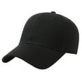 thumbnail image 2 of Baberdicy Big Head Baseball Cap, Oversize Baseball Cap for Women with Big Head Fit, Adjustable Dad Cap in Solid Colors, Comfortable Cotton Hat for Daily Casual Wear Black, 2 of 5