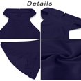 thumbnail image 4 of Robe Longue Élégante pour Femmes Noire Col Rond Fendue sur le Côté Robe de Cocktail Invité de Mariage, 4 of 5