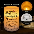 thumbnail image 4 of Flameless Candle Real Wax LED Light with Timer Sympathy Gift for Loss of Loved One Memorial Gifts for Loss of Mother Father Bereavement Gifts Remembrance Gifts (6" x 4"), 4 of 10