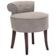thumbnail image 3 of SAFAVIEH Georgia Vanity Stool Stone, 3 of 7