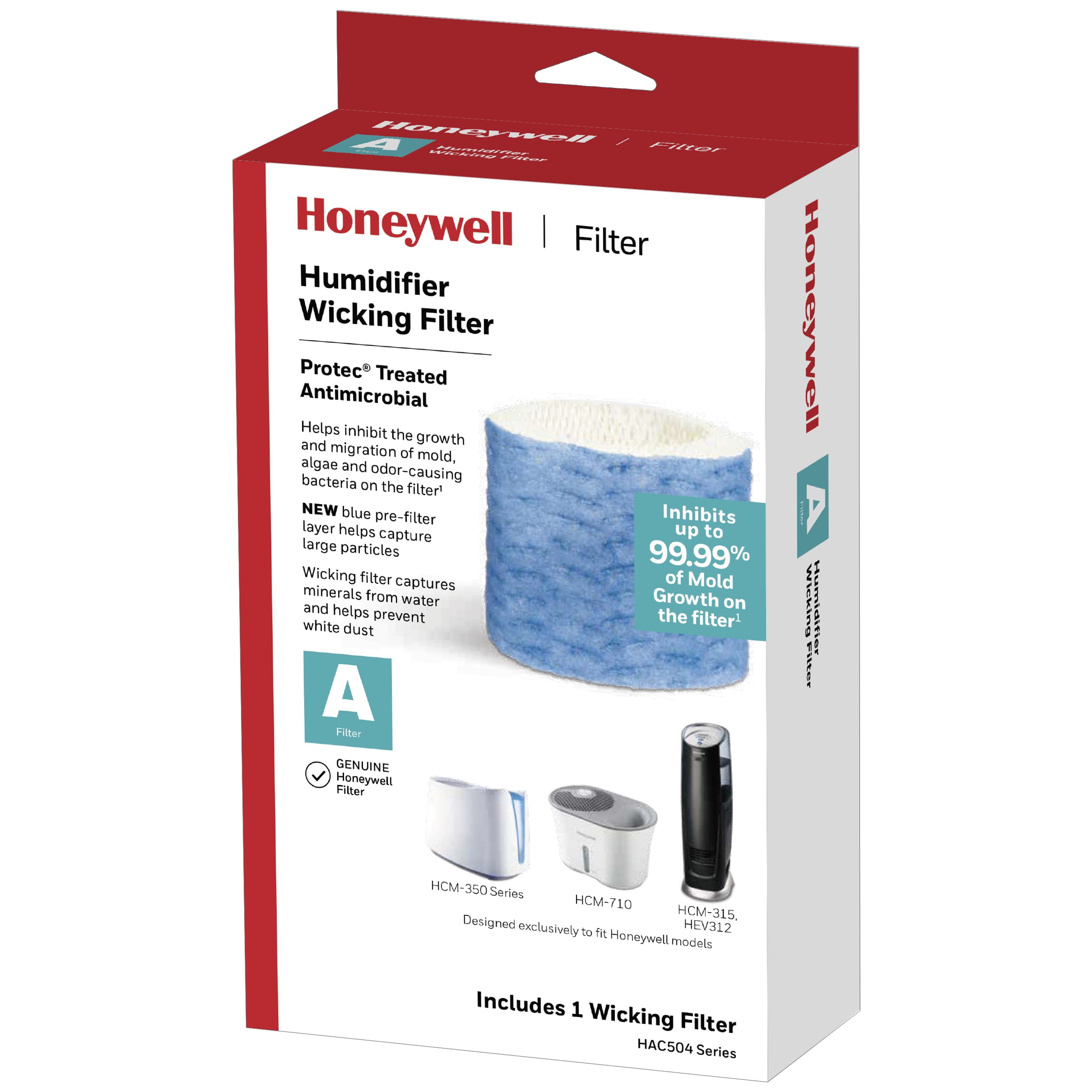 HFT600 Series Antimicrobial TWO Honeywell Humidifier Wicking Filters Filter T