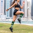 thumbnail image 6 of Lsque Ho Ho Ho A Pattern Sport Compression Socks for Men & Women 15-20 mmHg Knee High Nurse Pregnant Running Medical and Travel Athletic, 6 of 6