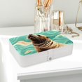 thumbnail image 6 of Sea Lion PU Leather Necklace Holder with Removable Compartment, Portable Decorative Box Jewelry Boxes Necklace Organizer, 6 of 6