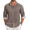Brown, variant on Mens Casual Shirts Long Sleeve Button Down Shirt Untucked Dress Shirts for Men