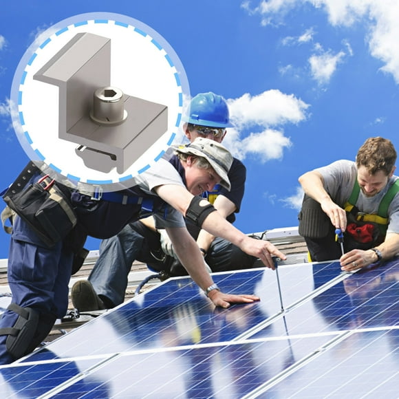Heavy Duty Universal Solar Panel Clip Fastener For Secure PV System Installation And Assembly