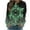 Green, variant on lcziwo Plus Size Christmas Sweatshirt Women Snowflake Graphic Sweatshirt Christmas Long Sleeve Shirt Xmas Pullover Trendy Crew Neck Pullovers Purple,L