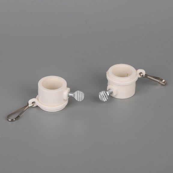 Flagpole Mounting Rings, 0.8 to 1.26 Inch Diameter, Anti-Winding 360° Rotation for Easy Flag Display