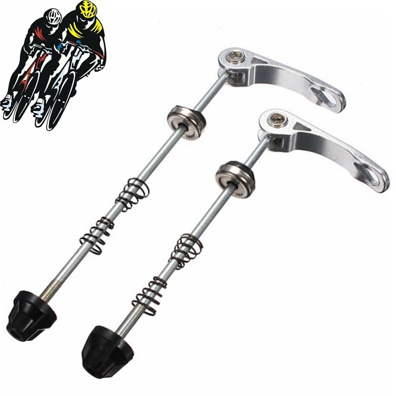 1 Pair Aluminum Alloy Bicycle Ti Skewers Mountain Road Bike Cycling