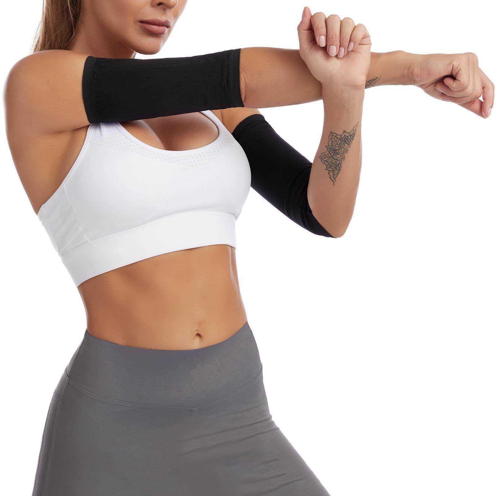 Arms Slimming Shaper Compression Sleeves Trainers Tight Slim Elastic Slimming Upper Arm Belt Weight Loss Blue XXL 3XL Walmart