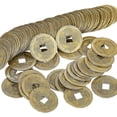 thumbnail image 2 of Monedas chinas de la fortuna de 1 pulgada Monedas Feng Shui I-ching Monedas chinas de la buena suerte Moneda antigua de la dinastía china (180), 2 of 5