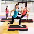 thumbnail image 3 of Costway Fitness Aerobic Step 43" Cardio Adjust 4" - 6" - 8" Exercise Stepper w/Risers, 3 of 10