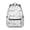 Fireman and Bucket, variant on Fireman and Bucket White Pattern Backpack for School, Cute School Bag with Adjustable Shoulder Straps and Padded Back, 15.3"x11"x7.1"